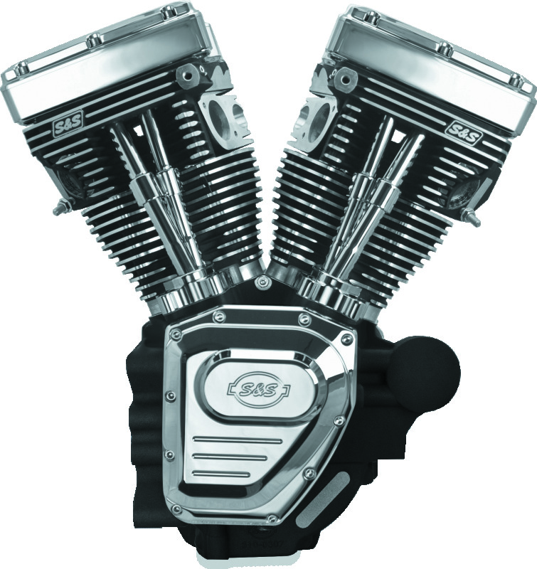 S&S Cycle 310-0400A - 07-16 Touring Models T124 T-Series Long Block High Compression Engine - Wrinkle Black S&S Cycle 310-0400A - 07-16 Touring Models T124 T-Series Long Block High Compression Engine - Wrinkle Black