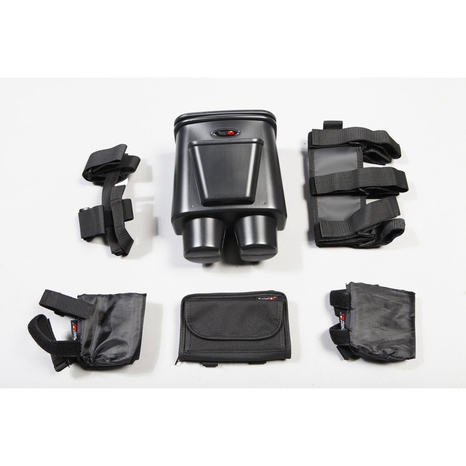 Rugged Ridge 12496.15 - Interior Storage Kit Black 07-10 Jeep Wrangler JK