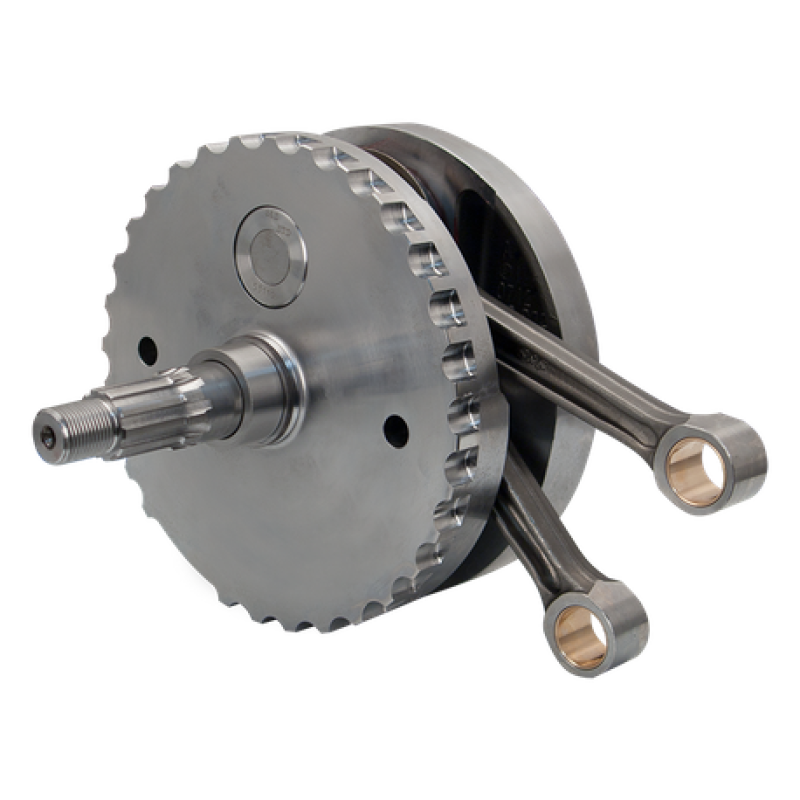 S&S Cycle 320-0354 - 00-06 BT 4-3/8in Stroke Flywheel Assembly w/ Sprocket Shaft Bearing Race S&S Cycle 320-0354 - 00-06 BT 4-3/8in Stroke Flywheel Assembly w/ Sprocket Shaft Bearing Race