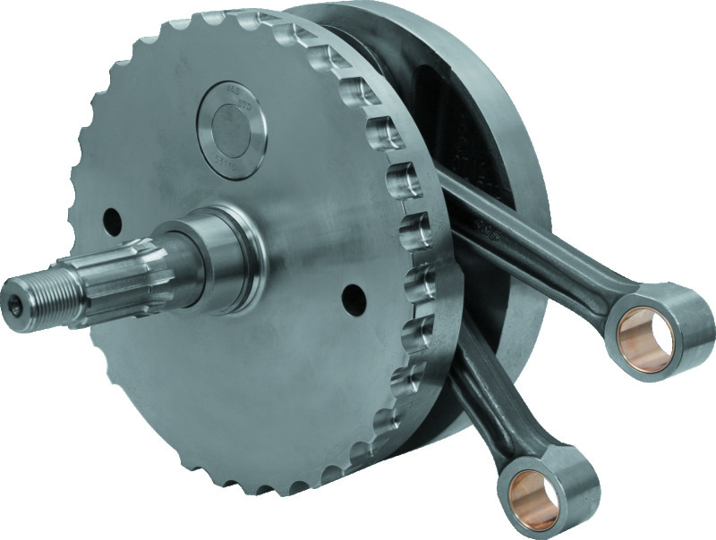 S&S Cycle 320-0396 - 00-06 BT 4in Stroke Flywheel Assembly w/ Sprocket Shaft Bearing Race S&S Cycle 320-0396 - 00-06 BT 4in Stroke Flywheel Assembly w/ Sprocket Shaft Bearing Race