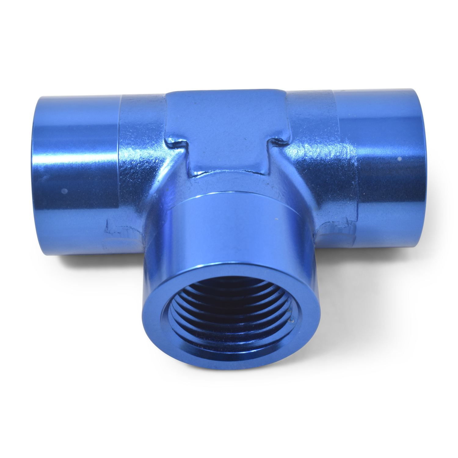 Russell 661710 - Performance 1/8in Female Pipe Tee Fitting (Blue)