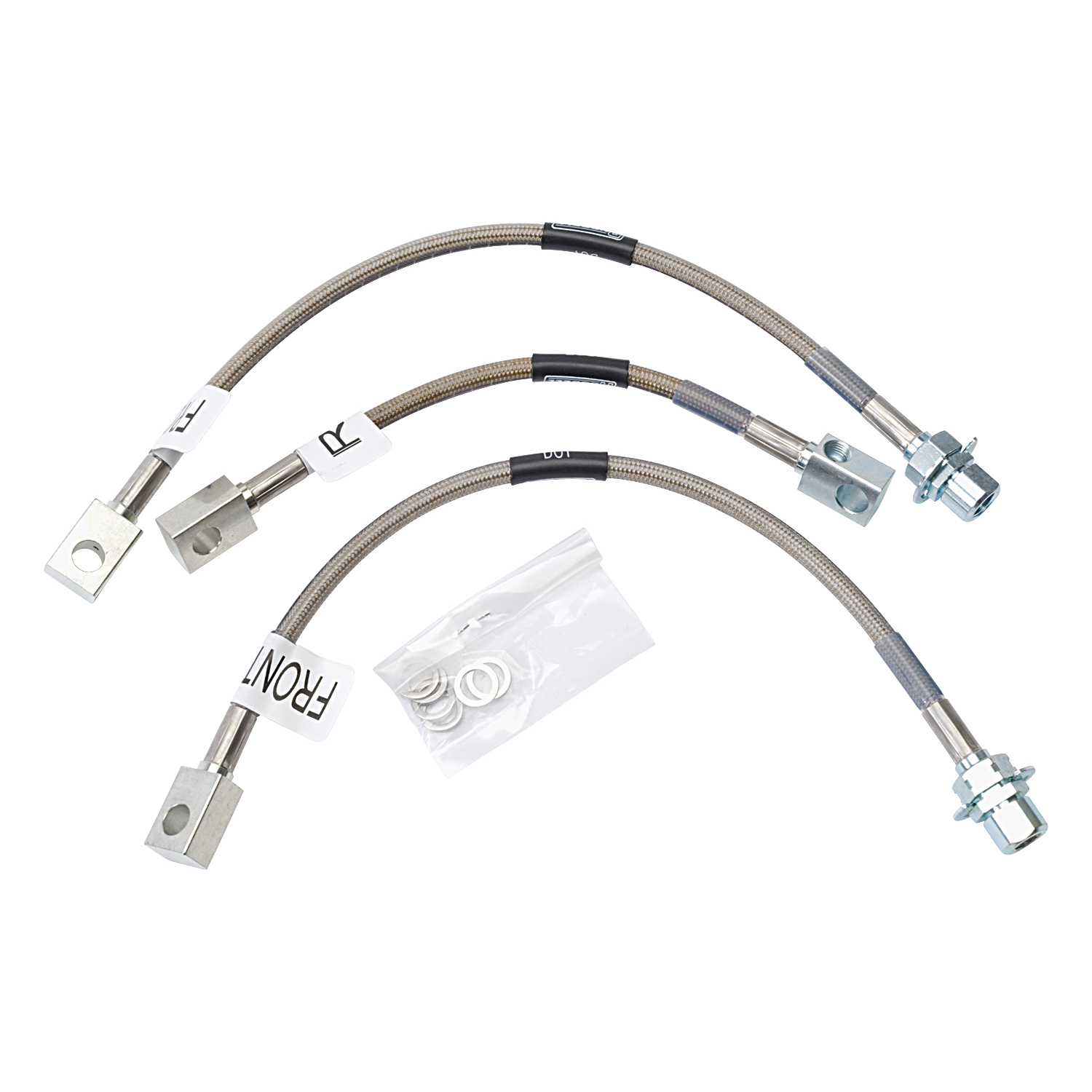 Russell 693020 - Performance 94-95 Ford Mustang GT (Front & Rear Center Hose) Brake Line Kit