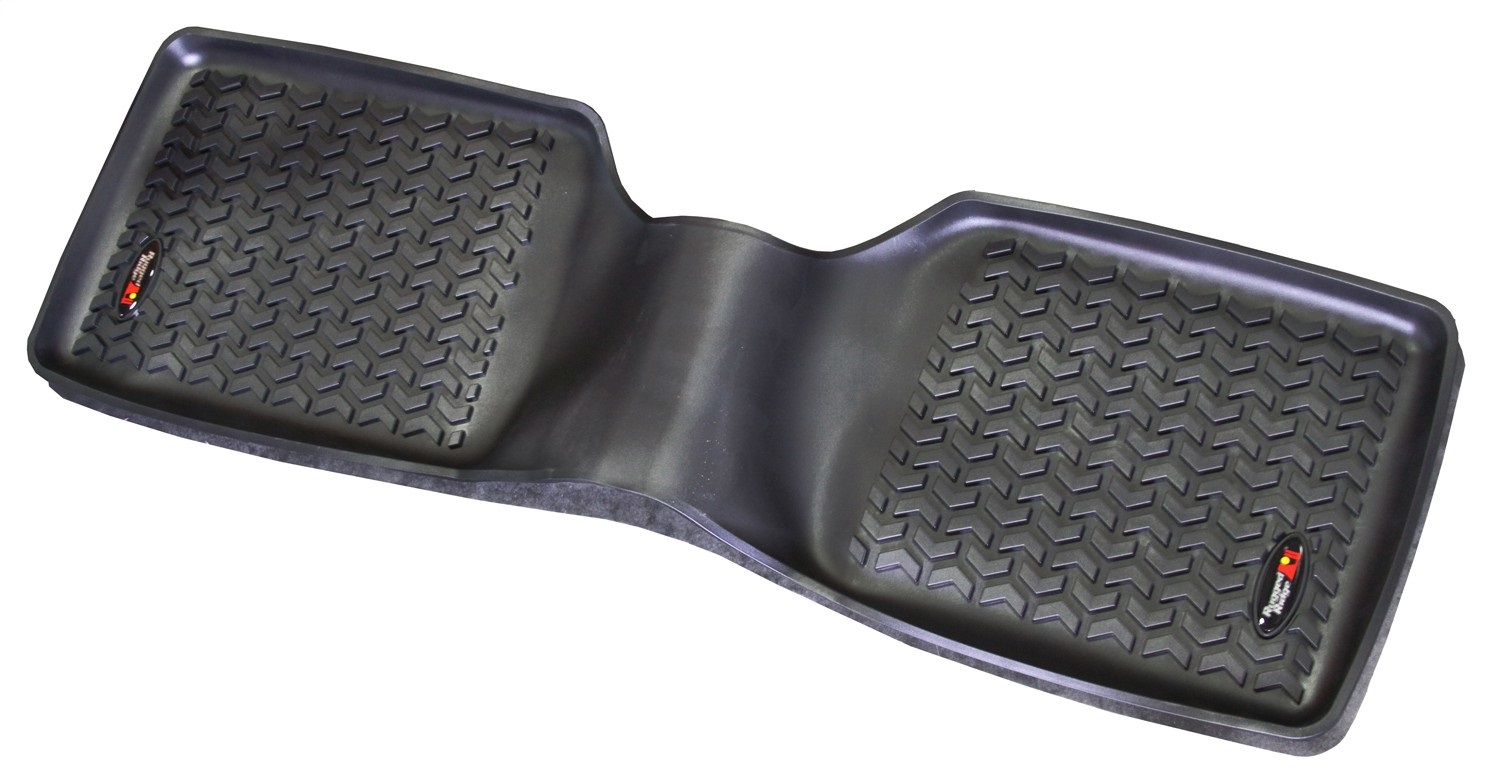 Rugged Ridge 12950.19 - Floor Liner Rear Black 1984-2001 Jeep Cherokee XJ
