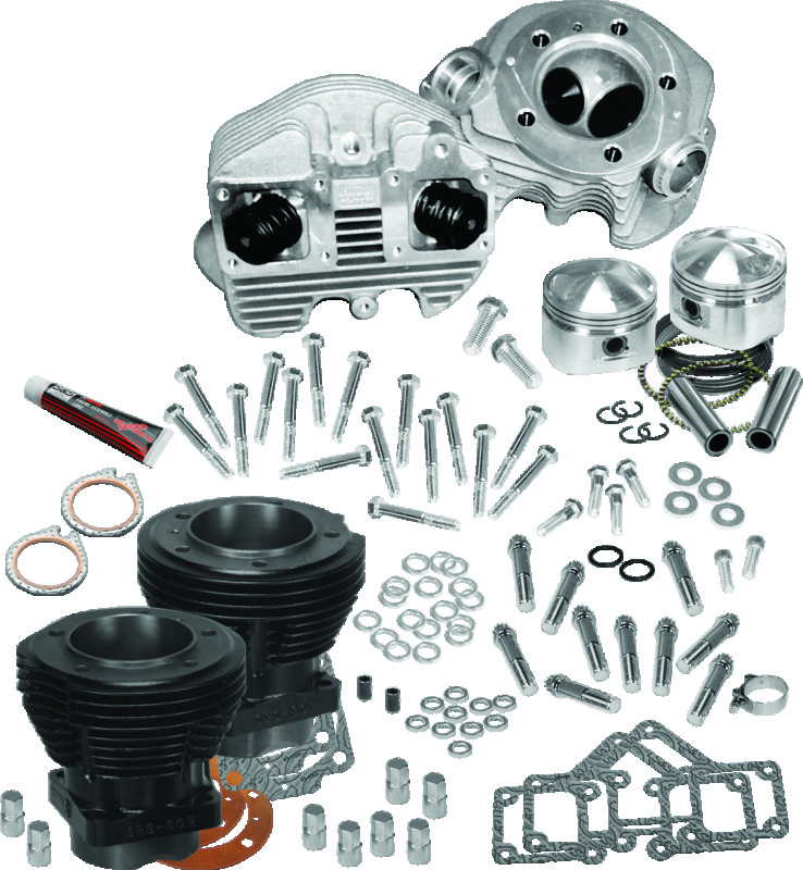 S&S Cycle 90-0097 - 66-78 BT Complete 74in Top End Replacement Kit