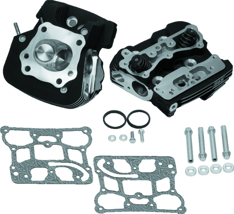 S&S Cycle 900-0251 - 99-05 BT Super Stock 79cc Cylinder Head Kit - Wrinkle Black S&S Cycle 900-0251 - 99-05 BT Super Stock 79cc Cylinder Head Kit - Wrinkle Black