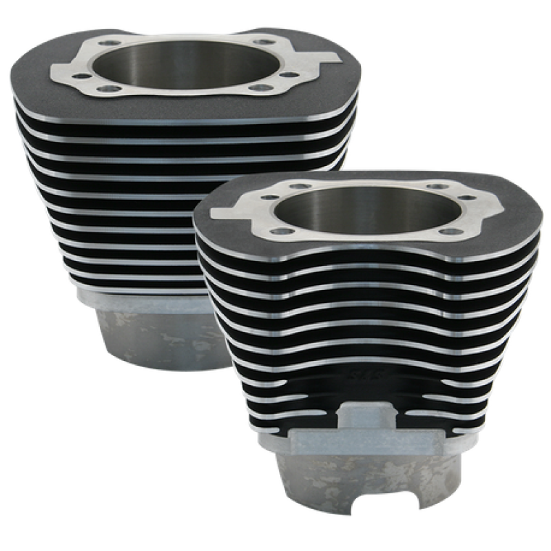 S&S Cycle 910-0264 - 99-06 BT 4-1/8in Bore Cylinder Set - Wrinkle Black S&S Cycle 910-0264 - 99-06 BT 4-1/8in Bore Cylinder Set - Wrinkle Black