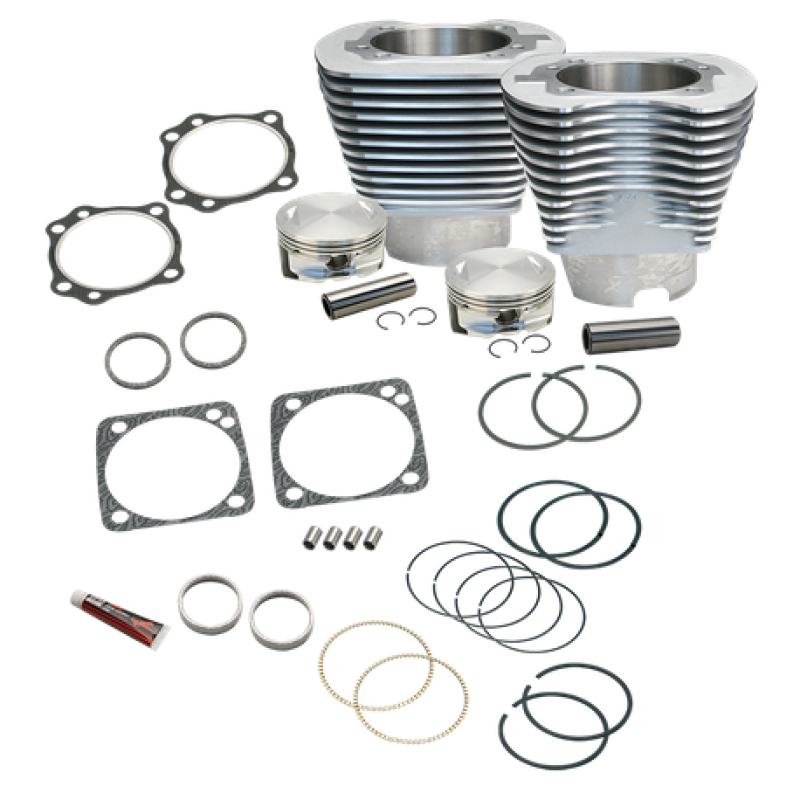 S&S Cycle 910-0219 - 84-99 BT 84-99 BT 4 1/8in Bore Cylinder Kit For S&S V111 Engine - Natural S&S Cycle 910-0219 - 84-99 BT 84-99 BT 4 1/8in Bore Cylinder Kit For S&S V111 Engine - Natural