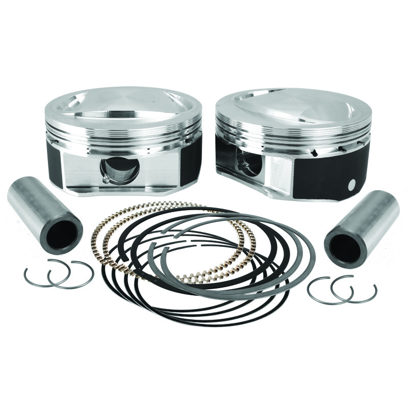 S&S Cycle 920-0115 - 2007+ BT 4in Piston Set - .010in
