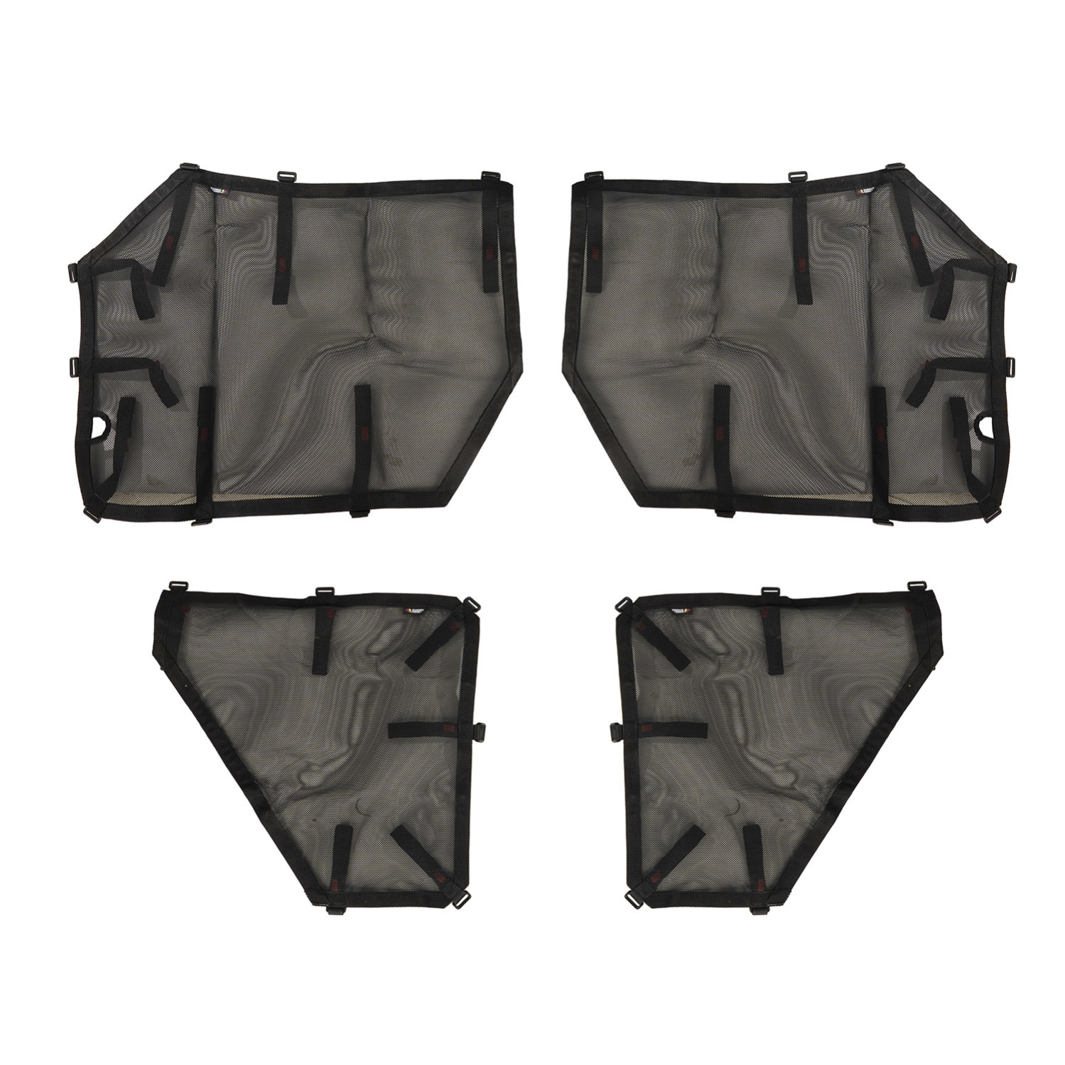 Rugged Ridge 13579.58 - Fortis Tube Door Covers Full Set Black 07-18 Jeep Wrangler JKU Rugged Ridge 13579.58 - Fortis Tube Door Covers Full Set Black 07-18 Jeep Wrangler JKU