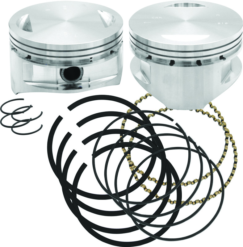 S&S Cycle 92-1411 - 84-99 BT 4in x 4-1/2in Piston Set - .010in S&S Cycle 92-1411 - 84-99 BT 4in x 4-1/2in Piston Set - .010in