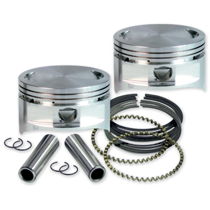S&S Cycle 92-1410 - 84-99 BT 4in x 4-1/2in Piston Set - Standard S&S Cycle 92-1410 - 84-99 BT 4in x 4-1/2in Piston Set - Standard