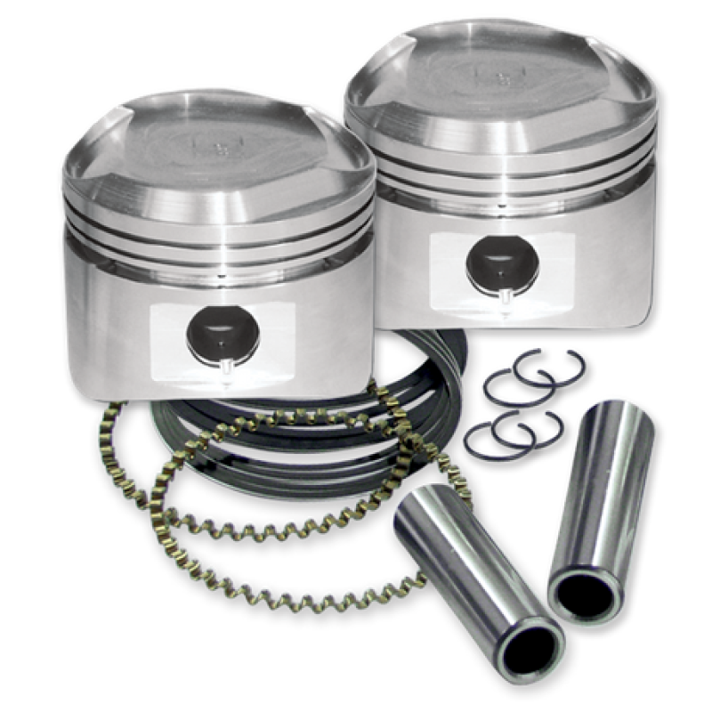 S&S Cycle 92-2026 - 84-99 3-1/2in x 4-1/4in Standard 80in Piston Set S&S Cycle 92-2026 - 84-99 3-1/2in x 4-1/4in Standard 80in Piston Set