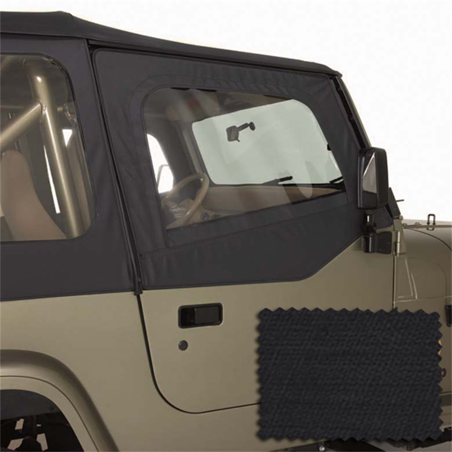 Rugged Ridge 13716.35 - Door Skins Black Diamond 88-95 Jeep Wrangler YJ Rugged Ridge 13716.35 - Door Skins Black Diamond 88-95 Jeep Wrangler YJ