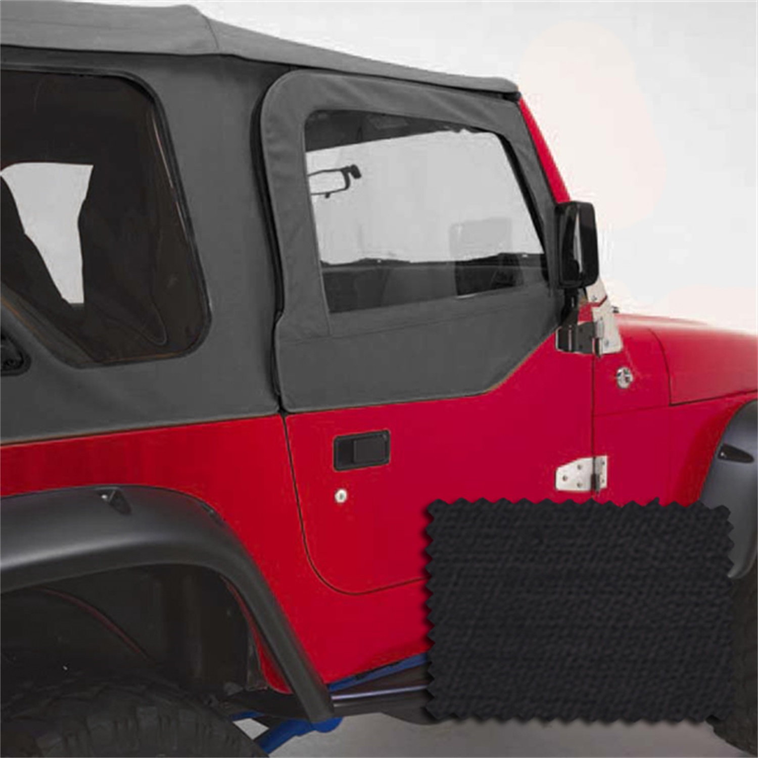 Rugged Ridge 13717.35 - Door Skins Black Diamond 97-06 Jeep Wrangler Rugged Ridge 13717.35 - Door Skins Black Diamond 97-06 Jeep Wrangler