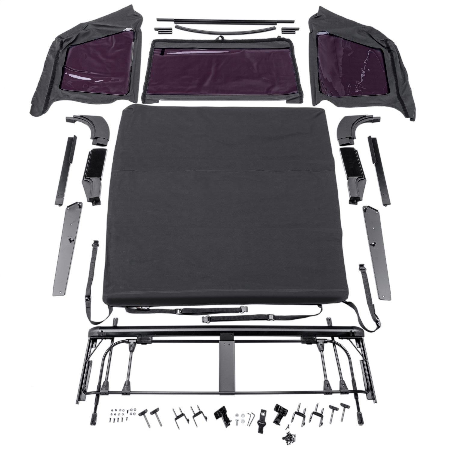 Rugged Ridge 13860.23 - 97-06 Wrangler TJ Voyager Soft Top 2DR - Black Diamond Rugged Ridge 13860.23 - 97-06 Wrangler TJ Voyager Soft Top 2DR - Black Diamond