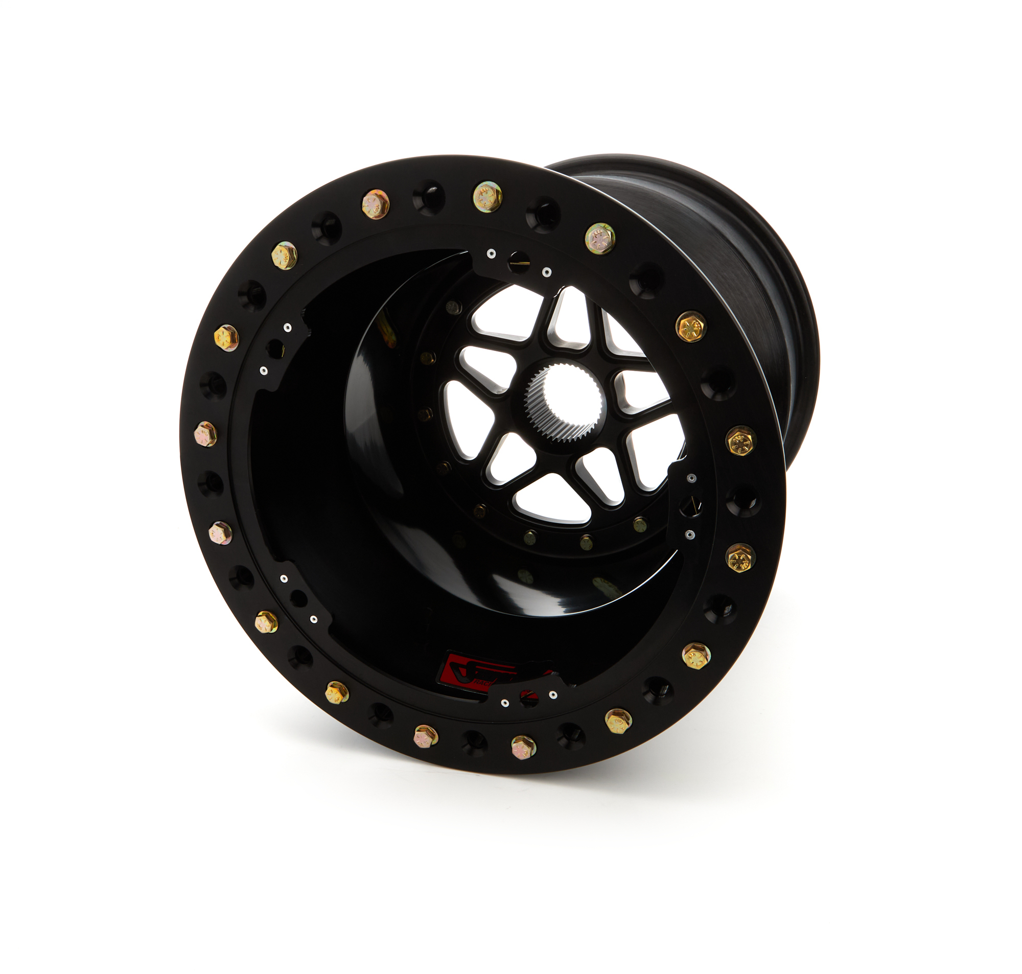 Sander Engineering S15-176-SO2-B - Sprint Wheel 15x17 6in BS Outside Lock Black