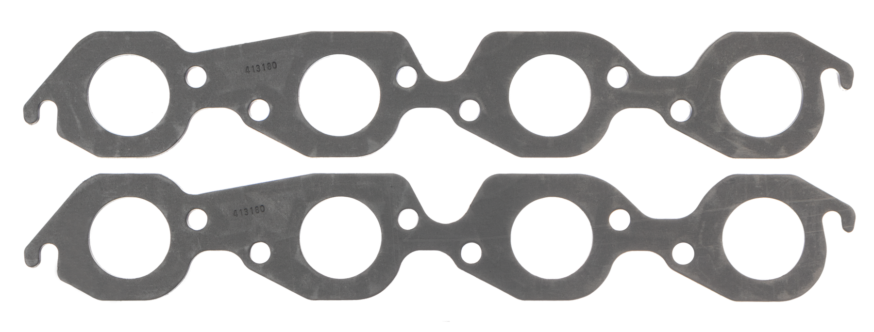 SCE Gaskets 413180 - BBC SM RND PORT GRAPH-FORM 1/8 THK EXH GASKETS