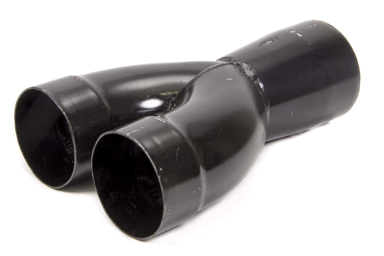 Schoenfeld Y3550 - Exhaust Y-Pipe - 3.5 in Inlets - 5 in Outlet - Steel - Black Paint - Each Schoenfeld Y3550 - Exhaust Y-Pipe - 3.5 in Inlets - 5 in Outlet - Steel - Black Paint - Each