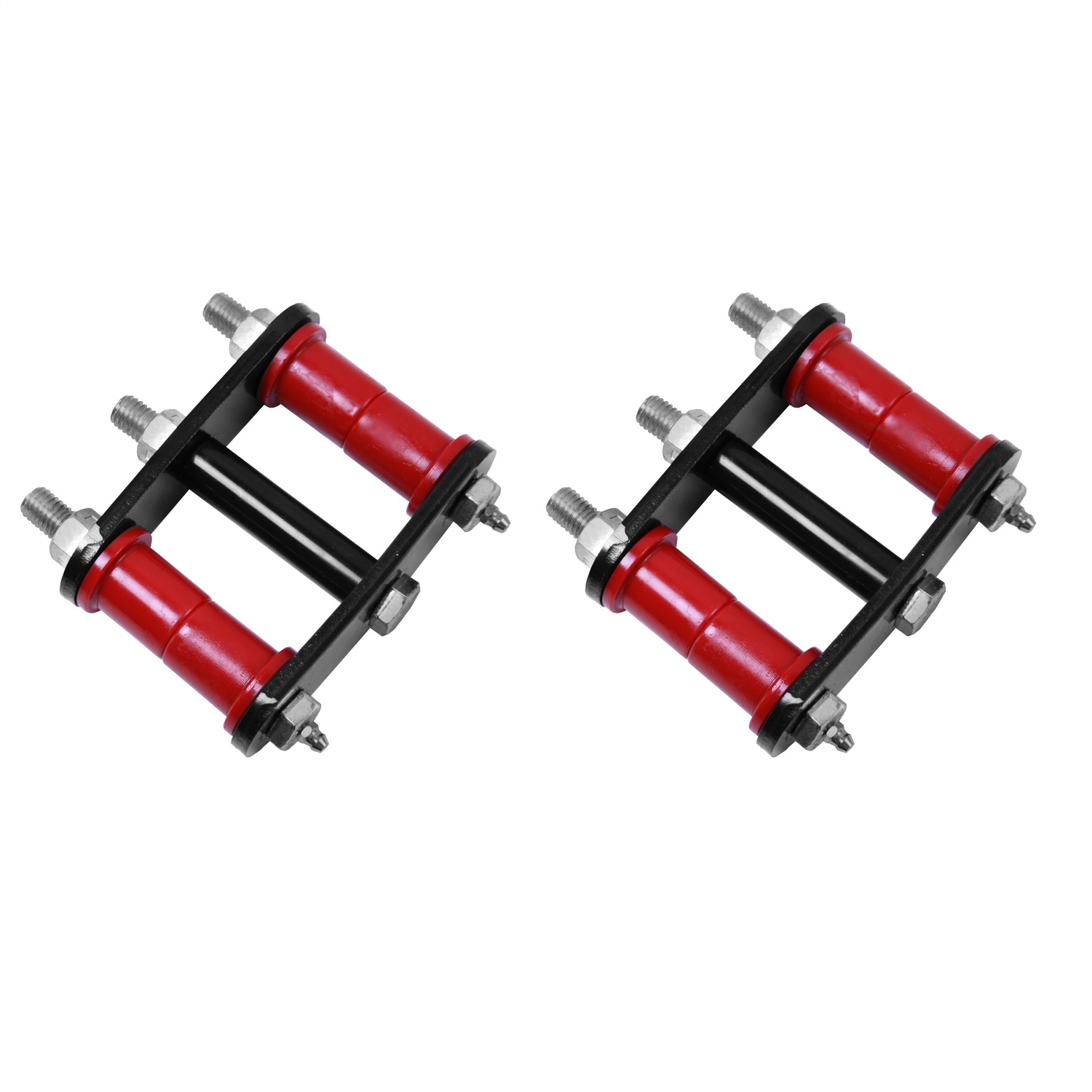 Rugged Ridge 18265.12 - HD Rear Leaf Spring Shackles 76-86 Jeep CJ