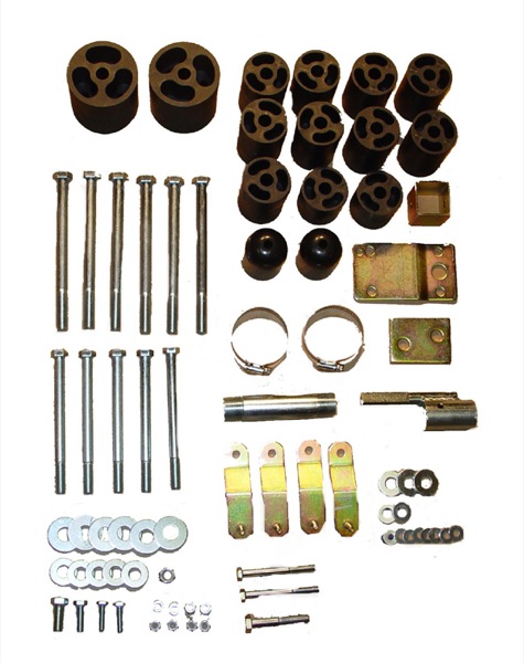 Rugged Ridge 18303.1 - Suspension Body Lift Kit, 3 Inch; 97-06 Jeep Wrangler TJ