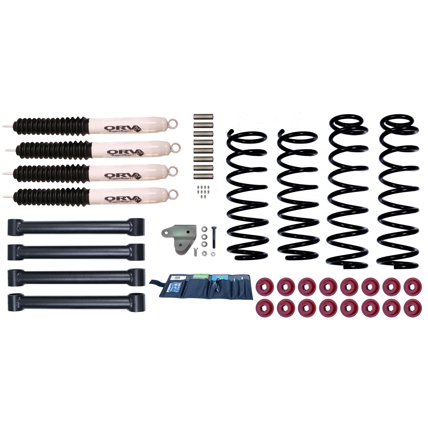 Rugged Ridge 18415.75 - 3-In Lift Kit w/ Shocks 93-98 Grand Cherokee Rugged Ridge 18415.75 - 3-In Lift Kit w/ Shocks 93-98 Grand Cherokee