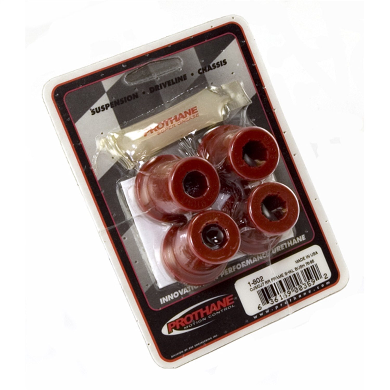 Rugged Ridge 18366.02 - Bushing Set-4 Shackle Rear 76-86 Rugged Ridge 18366.02 - Bushing Set-4 Shackle Rear 76-86
