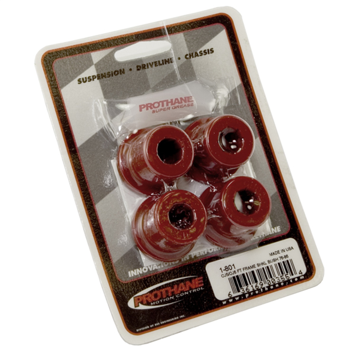 Rugged Ridge 18366.01 - Bushing Set-4 Shackle Front 76-86