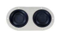 Seals-It GS10032HBL - Firewall Grommet 2-Hole 5.750in x 3in Blank Seals-It GS10032HBL - Firewall Grommet 2-Hole 5.750in x 3in Blank