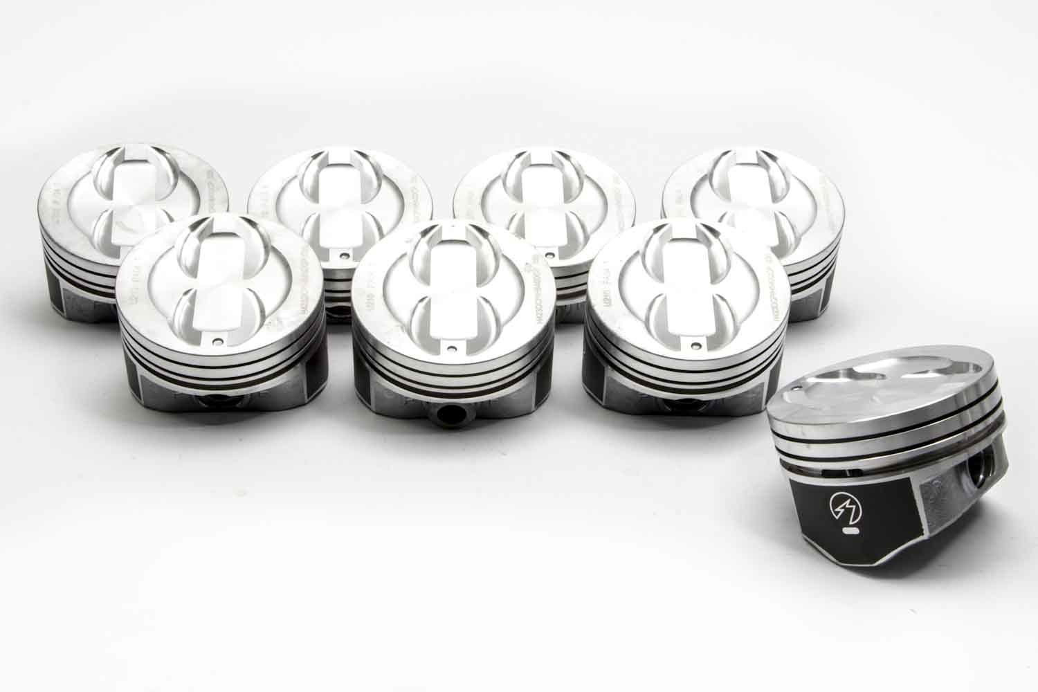 Sealed Power H423DCP30 - Piston - Hypereutectic - 4.030 in Bore - 5/64 x 5/64 x 3/16 in Ring Grooves - Minus 12.30 cc - Coated Skirt - Small Block Chevy - Set of 8 Sealed Power H423DCP30 - Piston - Hypereutectic - 4.030 in Bore - 5/64 x 5/64 x 3/16 in Ring Grooves - Minus 12.30 cc - Coated Skirt - Small Block Chevy - Set of 8