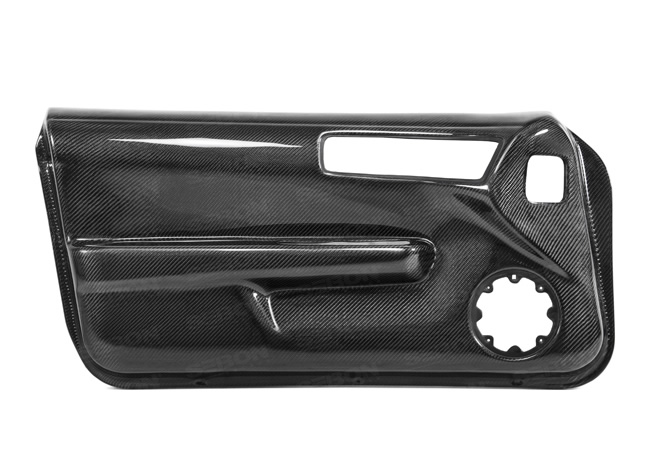 Seibon DP9598NS240-OE - 95-98 Nissan 240SX OEM-Style Carbon Fiber Door Panels (Pair)