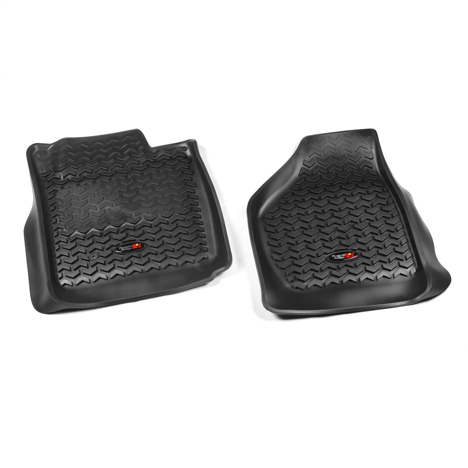 Rugged Ridge 82902.06 - Floor Liners, Front, Black; 08-10 Ford F-250/F-350 Reg/Ext/SuperCrew Rugged Ridge 82902.06 - Floor Liners, Front, Black; 08-10 Ford F-250/F-350 Reg/Ext/SuperCrew
