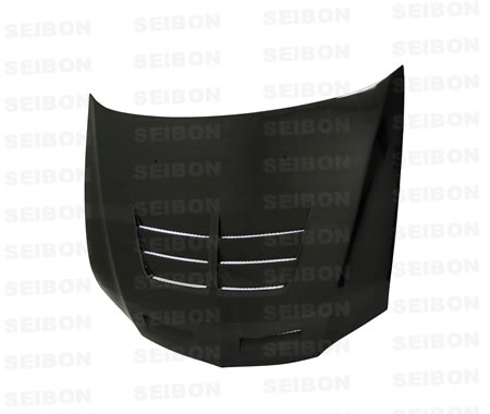 Seibon HD0305MITEVO8-TSII - Carbon, , TSII-style carbon fiber hood for 2003-2006 Mitsubishi Lancer EVO Seibon HD0305MITEVO8-TSII - Carbon, , TSII-style carbon fiber hood for 2003-2006 Mitsubishi Lancer EVO