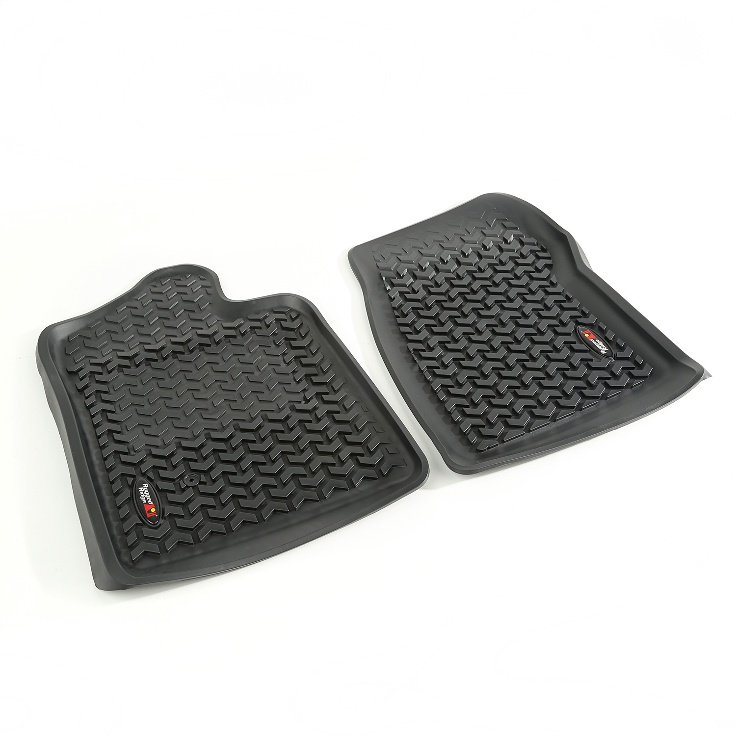 Rugged Ridge 82901.21 - Floor Liner Front Black 2007-2013 Chevrolet / GMC Silverado / Sierra 1500 Regular Cab Rugged Ridge 82901.21 - Floor Liner Front Black 2007-2013 Chevrolet / GMC Silverado / Sierra 1500 Regular Cab
