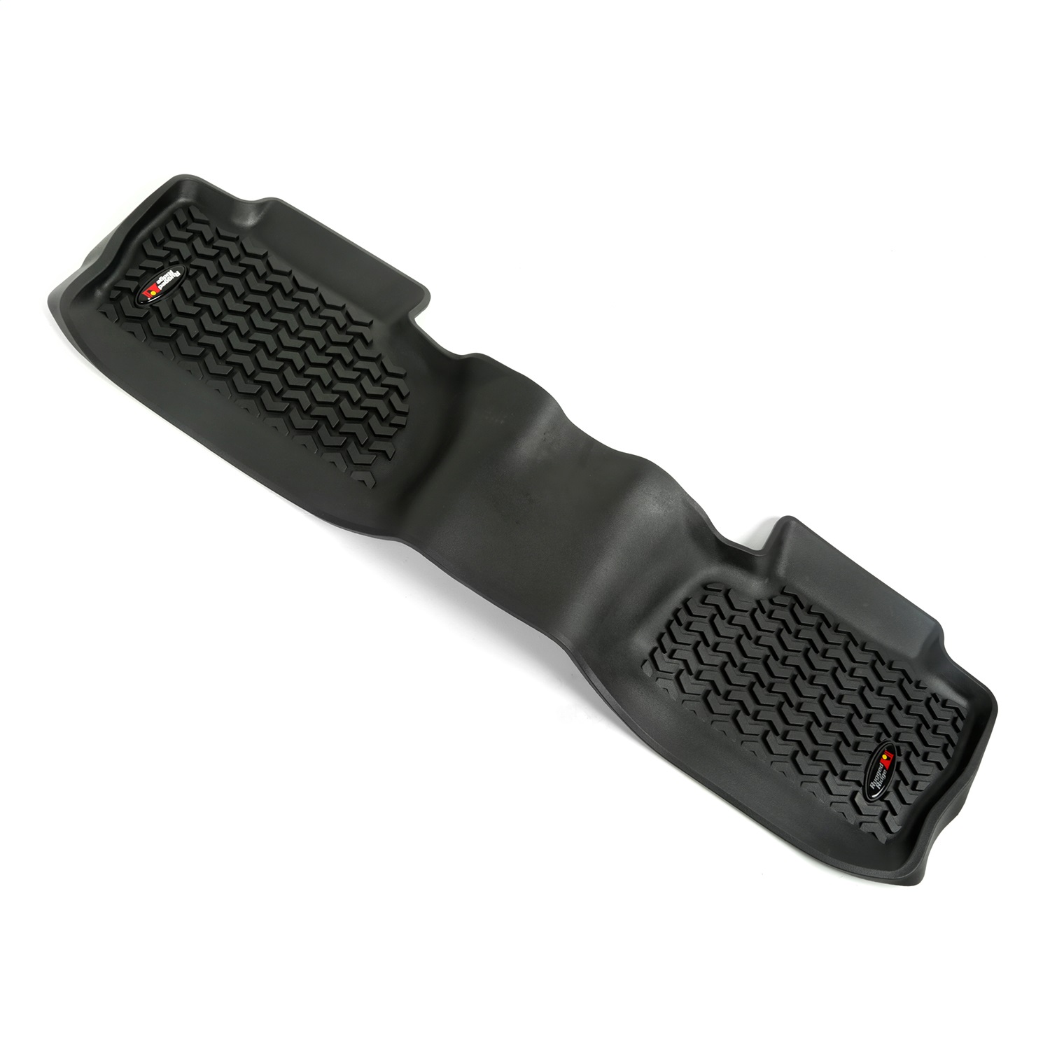 Rugged Ridge 82951.14 - Floor Liner Rear Black 2014-2018 Chevrolet Silverado 1500 Crew Cab