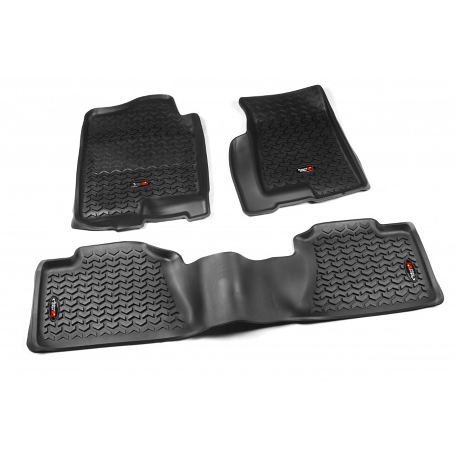 Rugged Ridge 82989.02 - Floor Liners, Kit, Black; 99-06 Chevrolet/GMC Fullsize Pickup/SUV