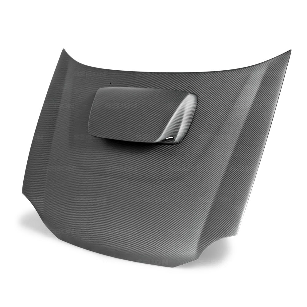 Seibon HD0203SBIMP-OE-DRY - Carbon, , OEM-style DRY CARBON hood for 2002-2003 Subaru Impreza/WRX*ALL DRY CARBON PRODUCTS ARE MATTE FINISH