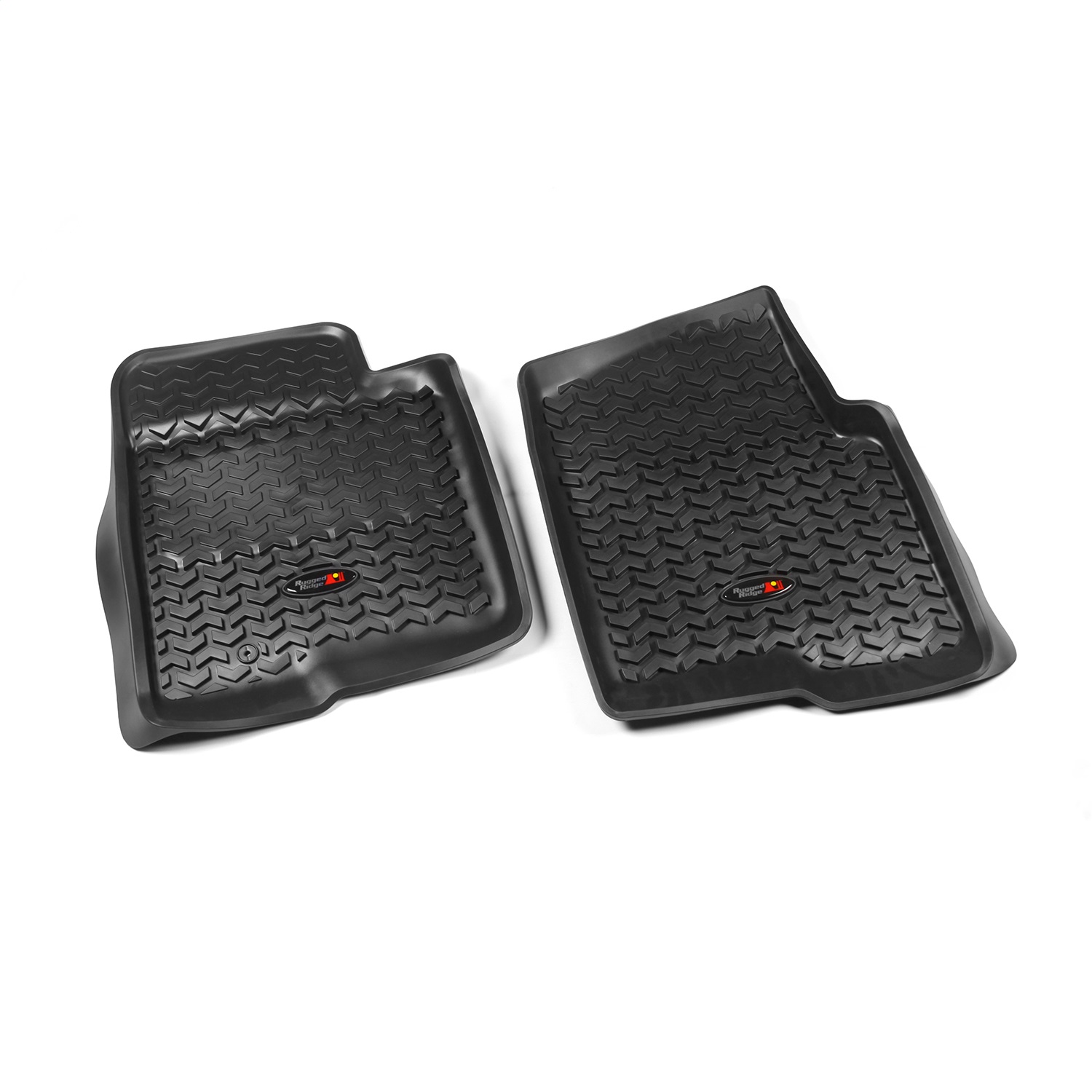 Rugged Ridge 82902.03 - Floor Liner Front Black 2009-2010 Ford F-150 / Raptor / Regular / Extended Rugged Ridge 82902.03 - Floor Liner Front Black 2009-2010 Ford F-150 / Raptor / Regular / Extended