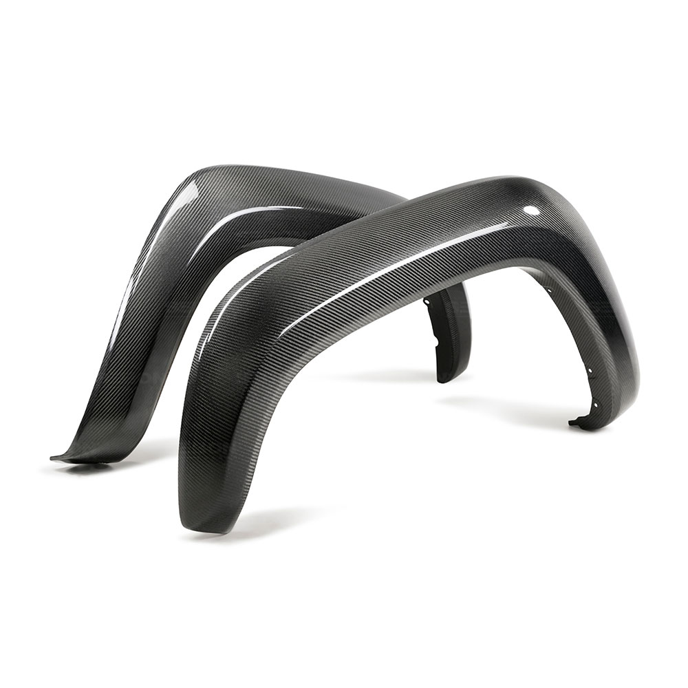 Seibon FLR18TYTA-F - 16-20 Toyota Tacoma Carbon Fiber Front Fender Flares (Pair)