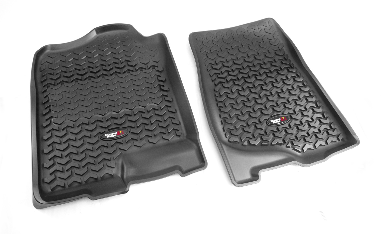 Rugged Ridge 82901.01 - Floor Liner Front Black 2007-2013 Chevrolet Silverado / GMC Sierra 1500