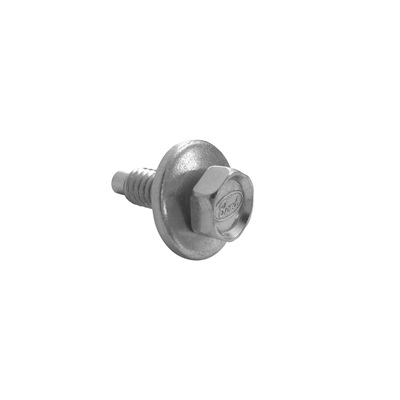 Scott Drake 378178-ZF - "Ford" Body Fender Bolt Silver Zinc