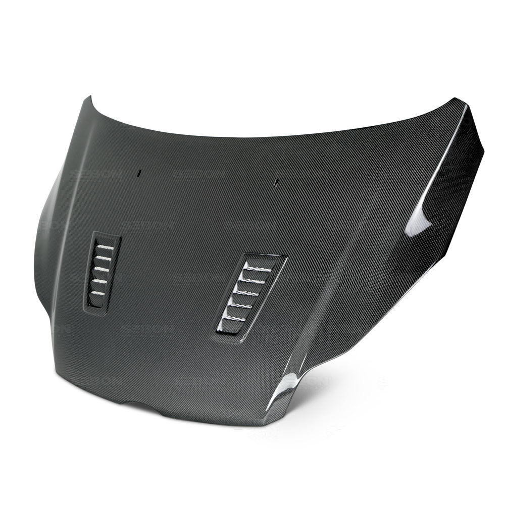 Seibon HD1213FDFO-RS - 12-13 Ford Focus RS-Style Carbon Fiber Hood