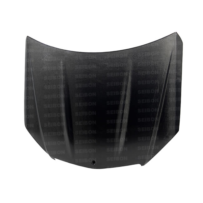 Seibon HD0709MBW204-AM - Carbon, , AM-style carbon fiber hood for 2008-2011 Mercedes Benz C-class (Does not fit C-63)