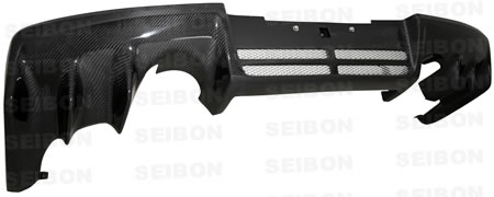 Seibon RD0809MITEVOX-OE - 08-09 Mitsubishi Evo X OEM-style Carbon Fiber Rear Diffuser Seibon RD0809MITEVOX-OE - 08-09 Mitsubishi Evo X OEM-style Carbon Fiber Rear Diffuser