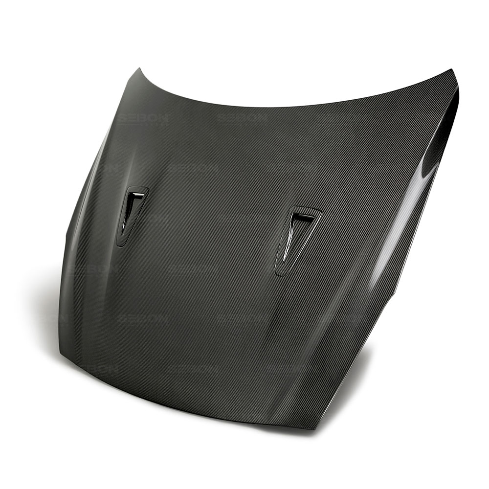 Seibon HD17NSGTR-OE - 17-18 Nissan GT-R OEM Style Carbon Fiber Hood