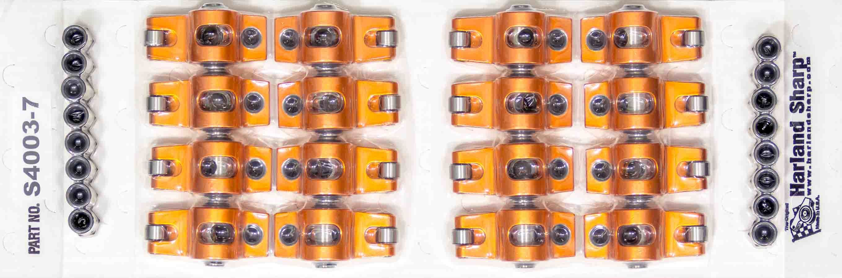 Sharp Rockers S4003-7 - SBF Rocker Arms - 1.6 Ratio 7/16 Stud Sharp Rockers S4003-7 - SBF Rocker Arms - 1.6 Ratio 7/16 Stud