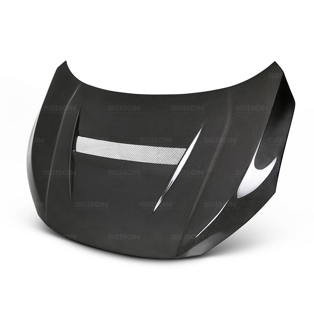 Seibon HD16HDCV-VS - 2016-2017 Honda Civic Coupe/Sedan/Hatchback VS-Style Carbon Fiber Hood