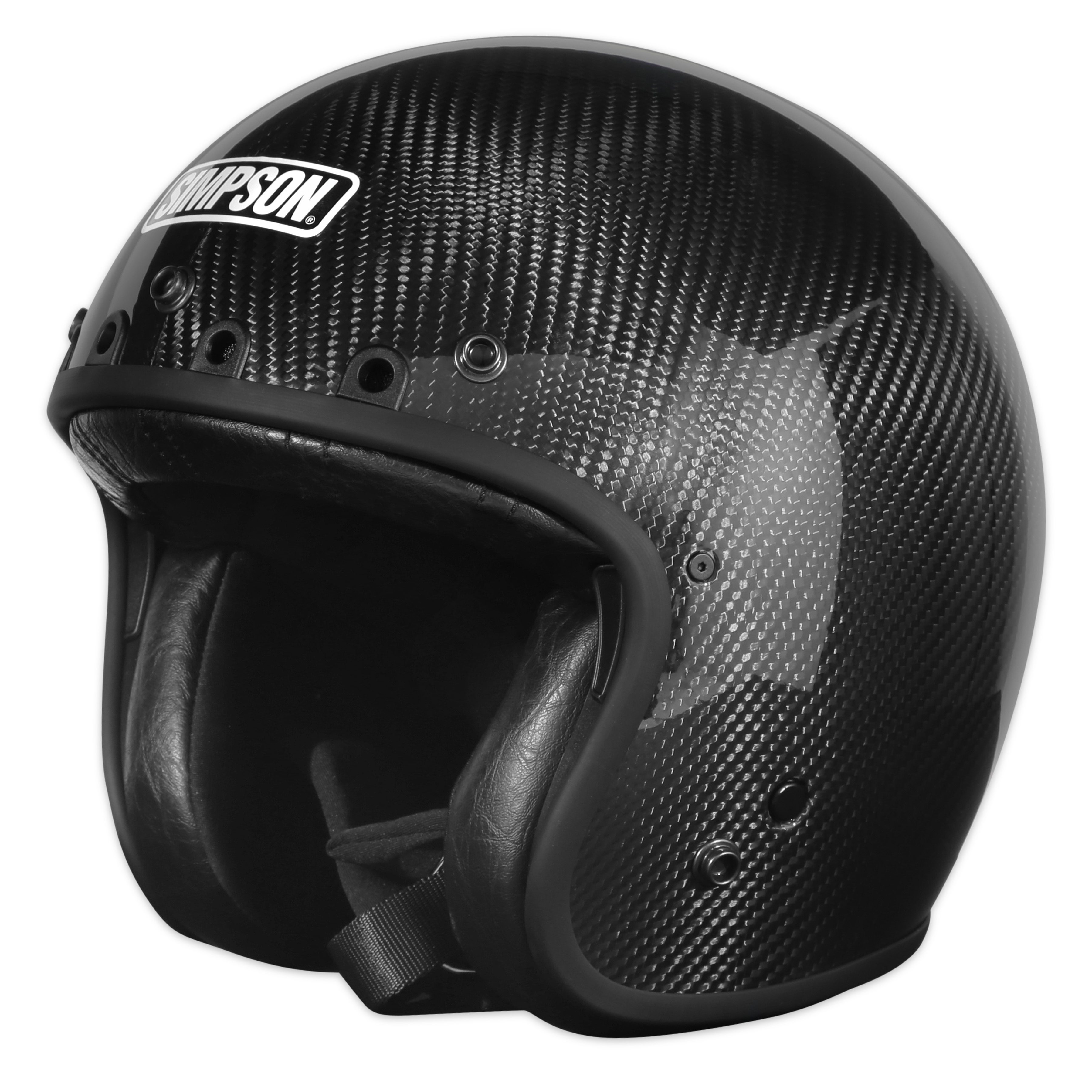 Simpson Motorcycle CHOPC2X - Chopper Helmet - Carbon Fiber
