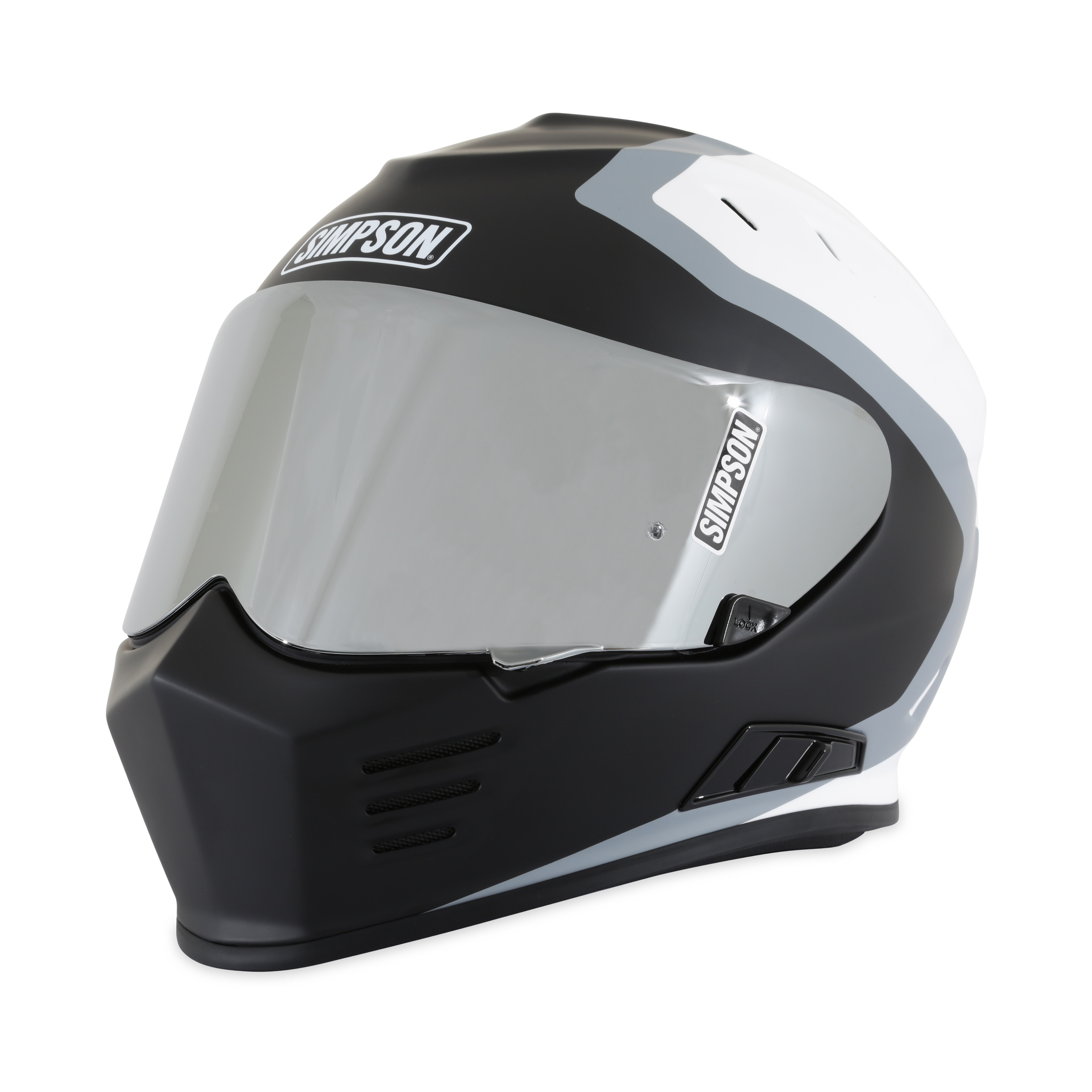 Simpson Motorcycle GBDMWRA - Ghost Bandit Helmet - Wraith