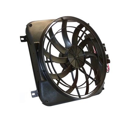 Scott Drake C3DZ-8146-8600H - 1964-66 Mustang Premium Electric Fan and Shroud