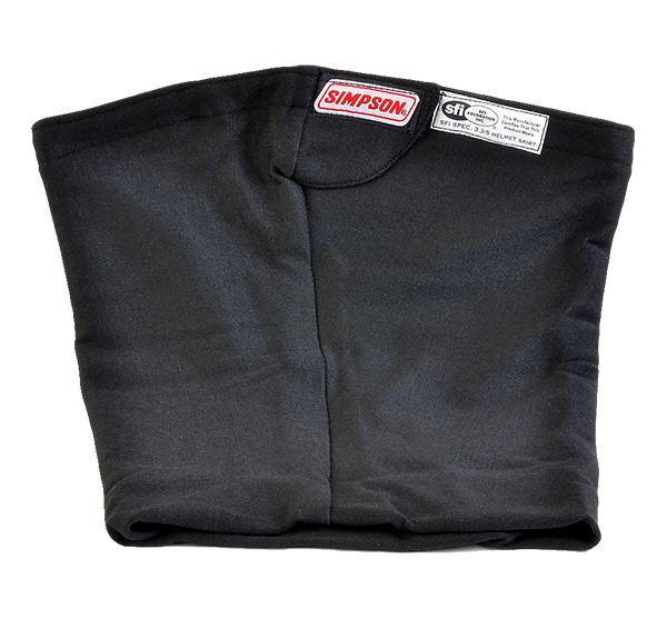 Simpson Safety 23013BK - Simpson Racing Nomex Helmet Skirt